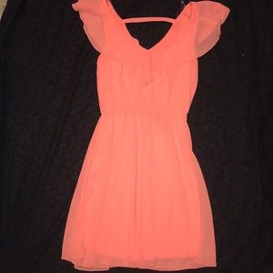 Peach Spring Dress